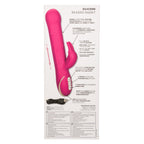 Calexotics Jack Rabbit Signature Collection Silicone Beaded Rabbit - Waterproof Vibrator Sex Toys For Couples - Luxury Adult G Spot Massager - Teal