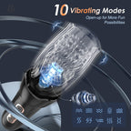 Automatic Male Masturbator Sex Toys, Uoffile Male Sex Toy with 5 Thrusting & Rotating & 10 Vibrating Modes, Adult Toys Men Mastu