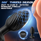 360 Rotation Adult Sex Toys for Men Prostate Massager - Swirl Surround Stimulate Prostate Point APP Remote Control, Adult Toys A