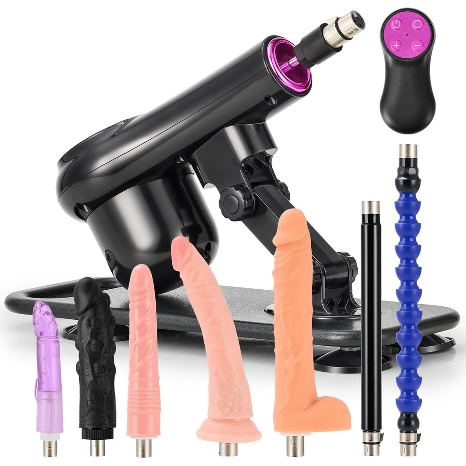 SENSUA Automatic Sex Machine, Thrusting Dildo Machine with 7 Attachments & Remote Control for Women Men Couples, Adult Sex Toys