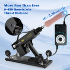 Sex Machine Thrusting Dildo Machine with Realistic Dildos, Fucking Machine for Man with 3XLR Connector,Love Machine for Women,Ad