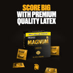 TROJAN Magnum BareSkin Premium Large Condoms, Comfortable and Smooth Lubricated Condoms for Men, Americas Number One Condom, 24