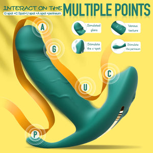 Sex Toys Remote Control Vibrator - Wearable App Control G Spot Vibrator with 9 Wiggling & 9 Vibration, Sex Toys for Women, Anal