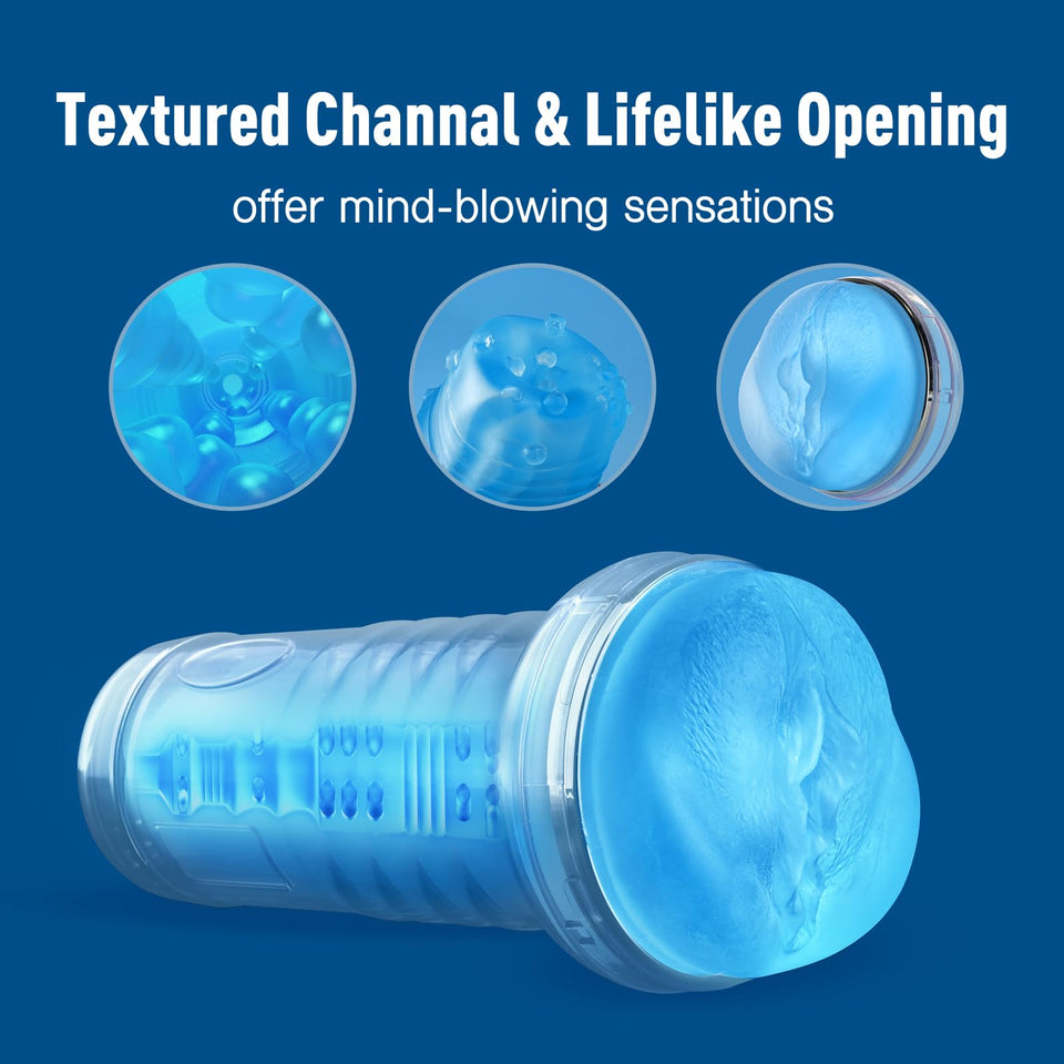 Tracy 's Dog Realistic Male Masturbator, Adult Sex Toys for Men, Transparent Soft Sleeve Pocket Pussy Stroker for Men Masturbati