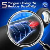 Male Sex Toys for Men Penis Vibrator - Sobtik Large Male Masturbator Stroker for Penis Training & Prolong Endurance, 10 Vibratio