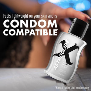 Astroglide X Premium Waterproof Silicone Personal Lubricant 2.5 Oz.