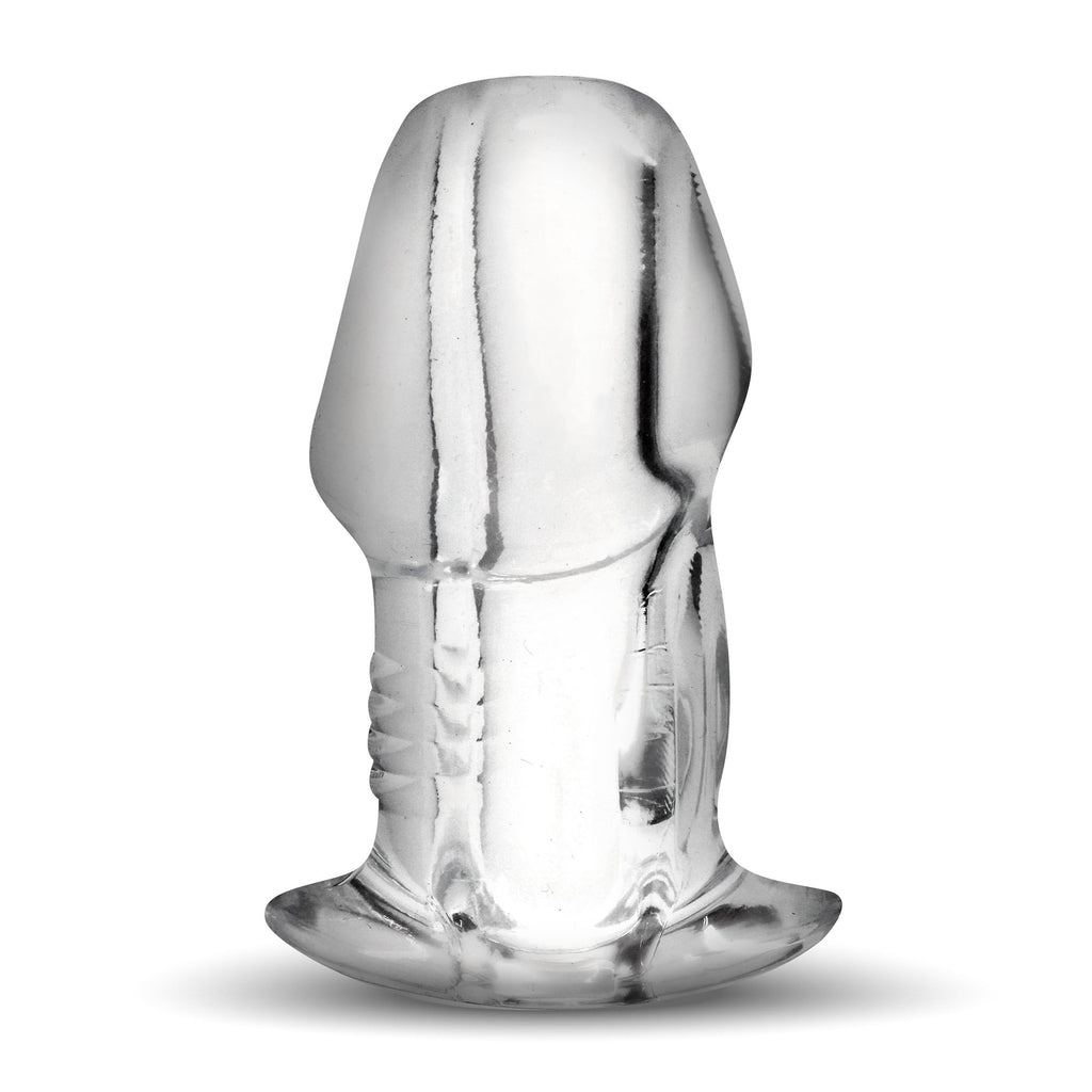Master Series Dicked Clear Hollow Plug L