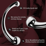 Echo Wand - Prostate Massager, Anal Toy, Dildo, Medical Grade Stainless Steel, Dual Ends 11.5 Sex Toys for Men & Women, Adult Se