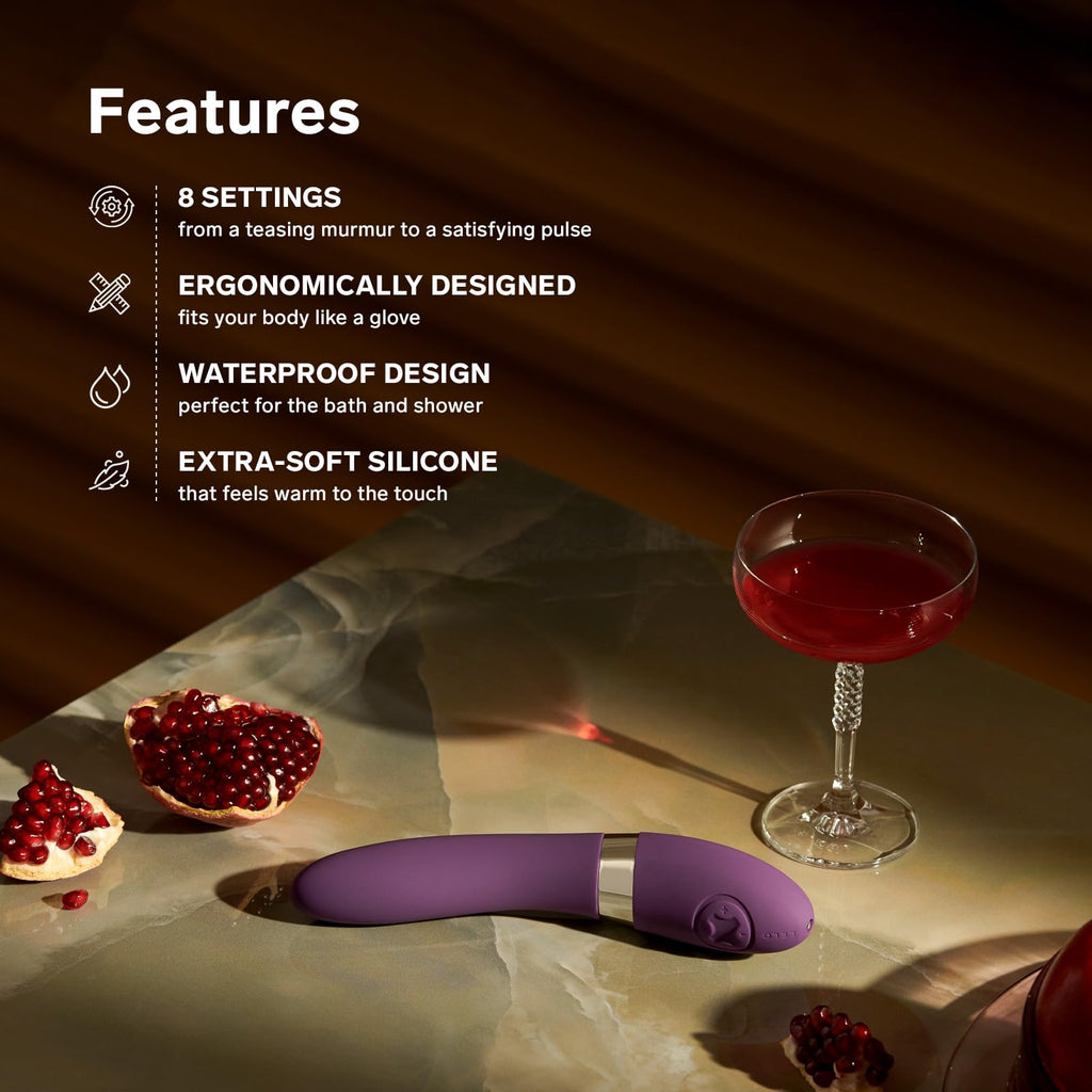 Lelo Elise 2 Personal Massager, G Spot Vibrator, Female Vibrator, Sex Toys For Female, Waterproof Vibrator With Dual Motor Toy For Stronger Stimulation And Sensual Massage, Black
