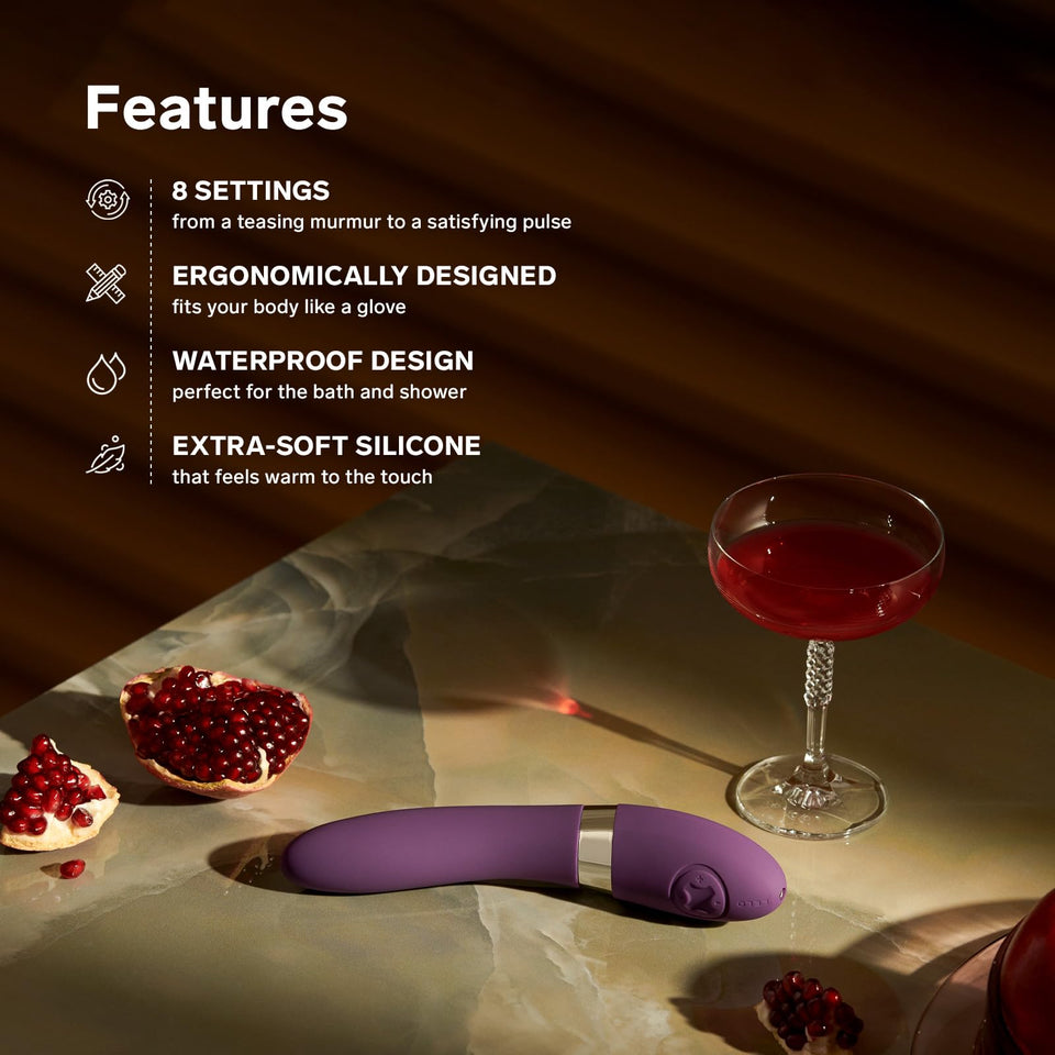 Lelo Elise 2 Personal Massager, G Spot Vibrator, Female Vibrator, Sex Toys For Female, Waterproof Vibrator With Dual Motor Toy For Stronger Stimulation And Sensual Massage, Black