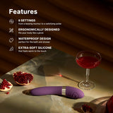 Lelo Elise 2 Personal Massager, G Spot Vibrator, Female Vibrator, Sex Toys For Female, Waterproof Vibrator With Dual Motor Toy For Stronger Stimulation And Sensual Massage, Black