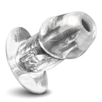 Master Series Dicked Clear Hollow Plug M