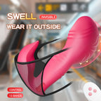 XYVYNZ Inflatable Butt Plug Anal Vibrator Dildo Prostate Massager Sex Toy for Men and Women with 10 Vibrating Butt Plug Anal Plu