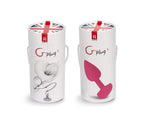 Gvibe Gplug Small Vibrating Butt Plug, Neon Rose