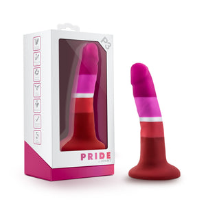 Blush Avant Pride P3 Beauty 5.5    Petite Dildo for G-Spot - Ultrasilk Smooth Slim Silicone Cock - Suction Cup, Strap-On, Body-S