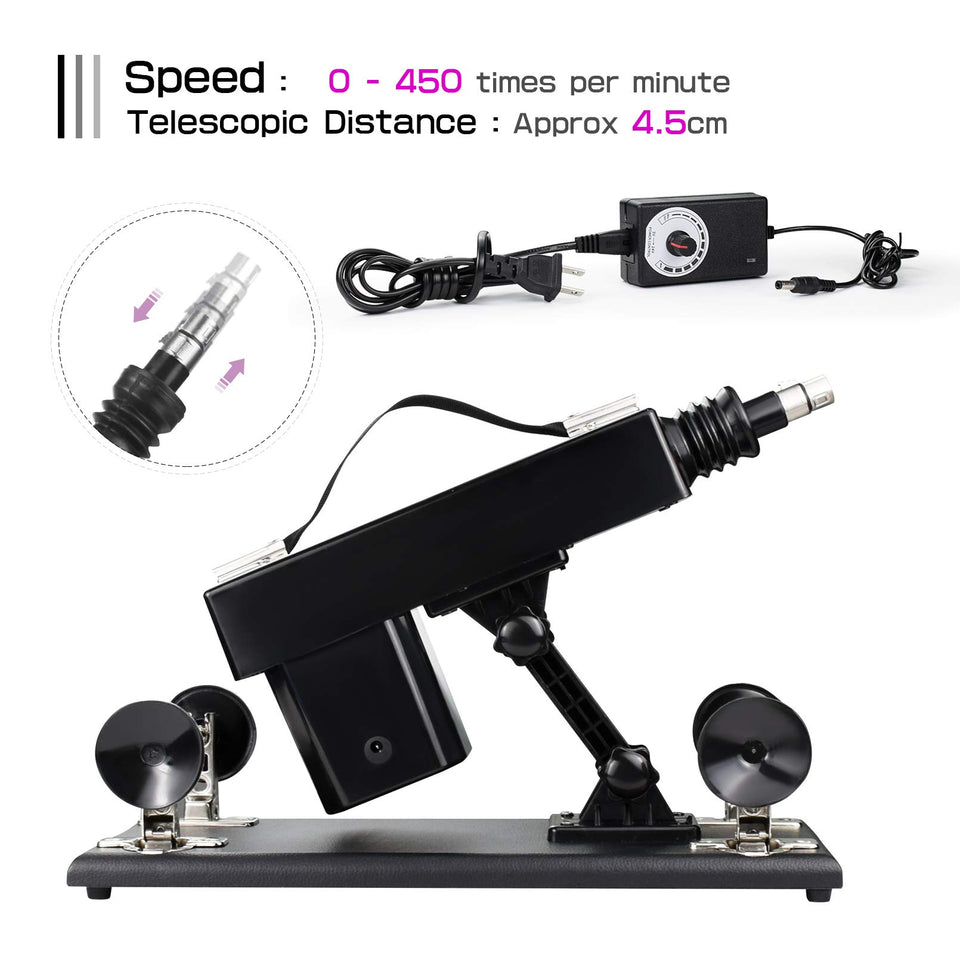 Semoox Automatic Sex Machine With Dildo Attachments, Adult Machine Thrustings For Women Telscopic Machine