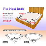 BDSM-Sex-Bondage-Kit Couples Bed Restraints Set,10 Pcs Adult Sex Toys with 4 Adjustable Wrist Thigh Cuffs,Whip,Eye Mask