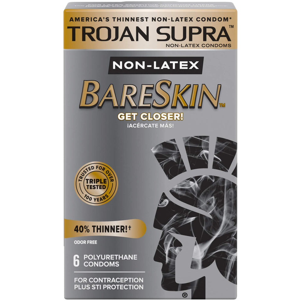 Trojan Supra Lubricated 6 Count