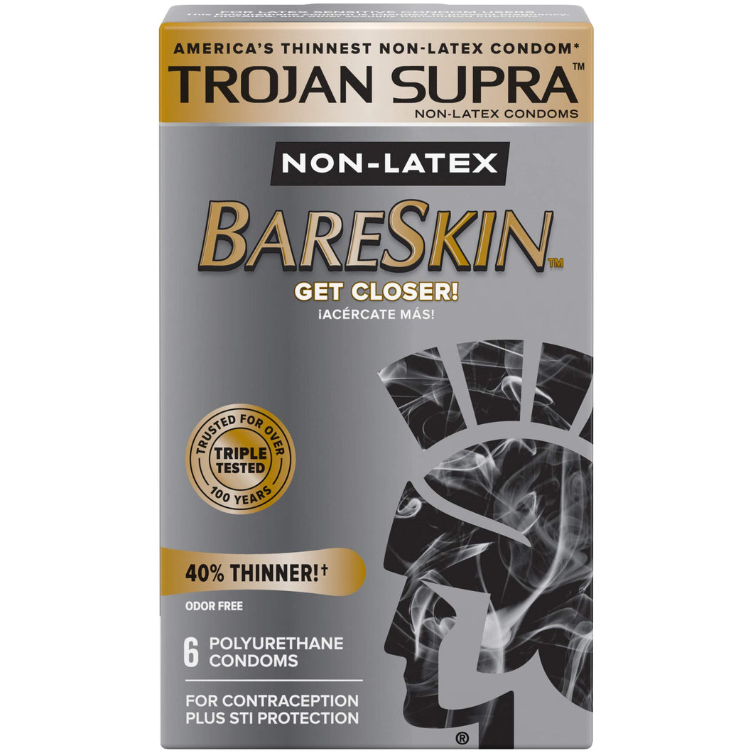 Trojan Supra Lubricated 6 Count