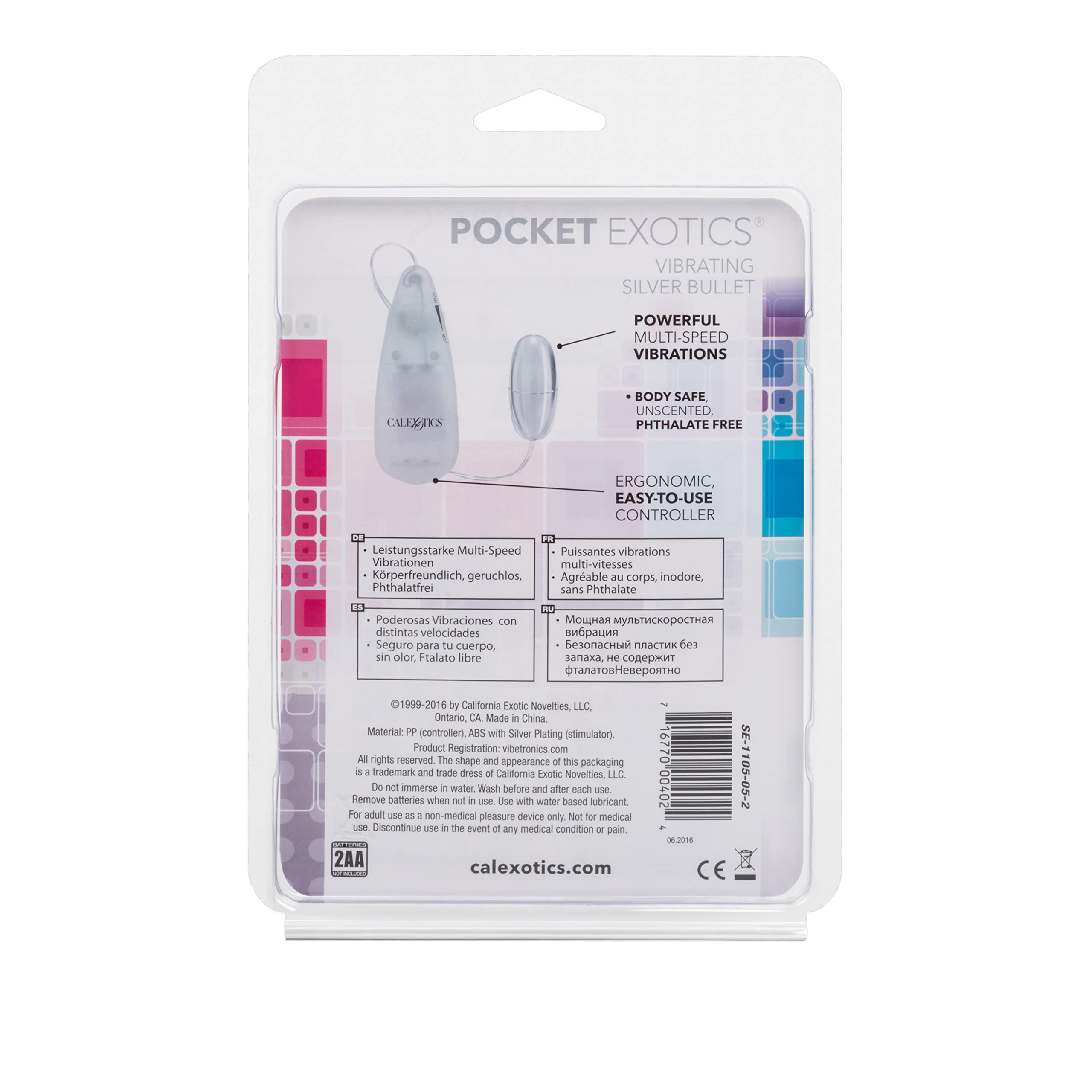 Pocket Exotic Bullet Silver