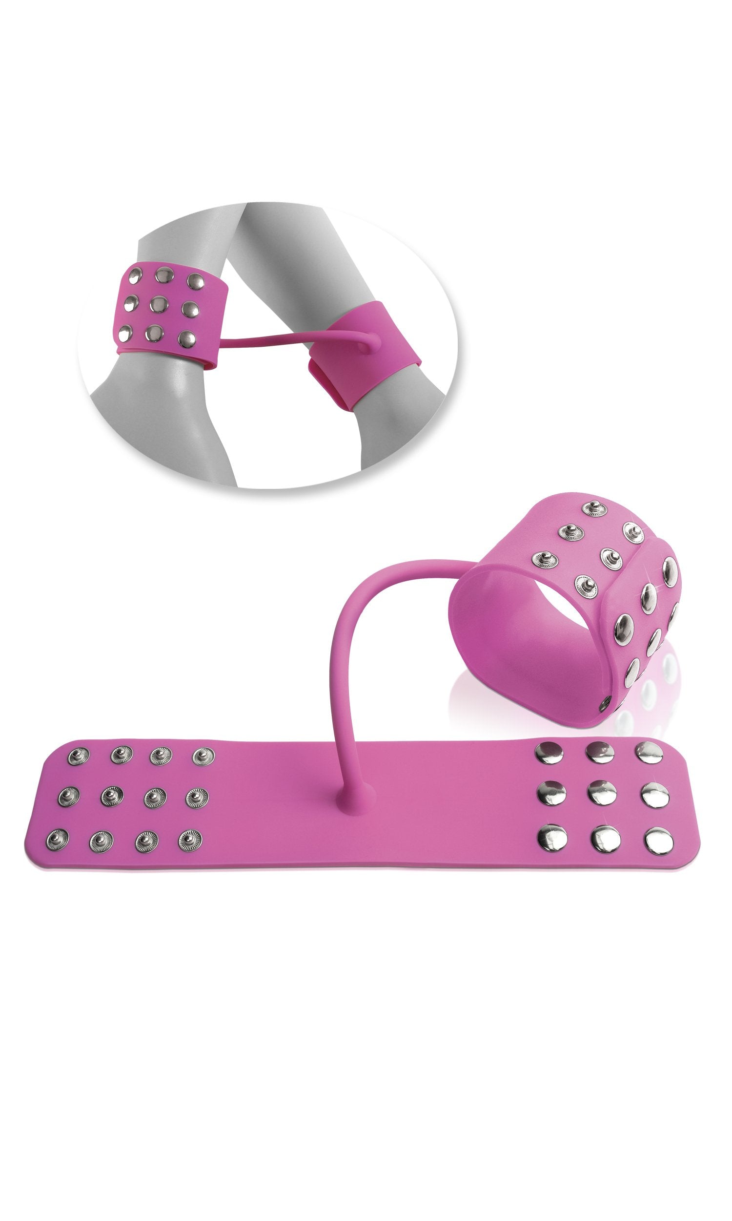 Pipedream Fetish Fantasy Elite Silicone Cuffs, Pink