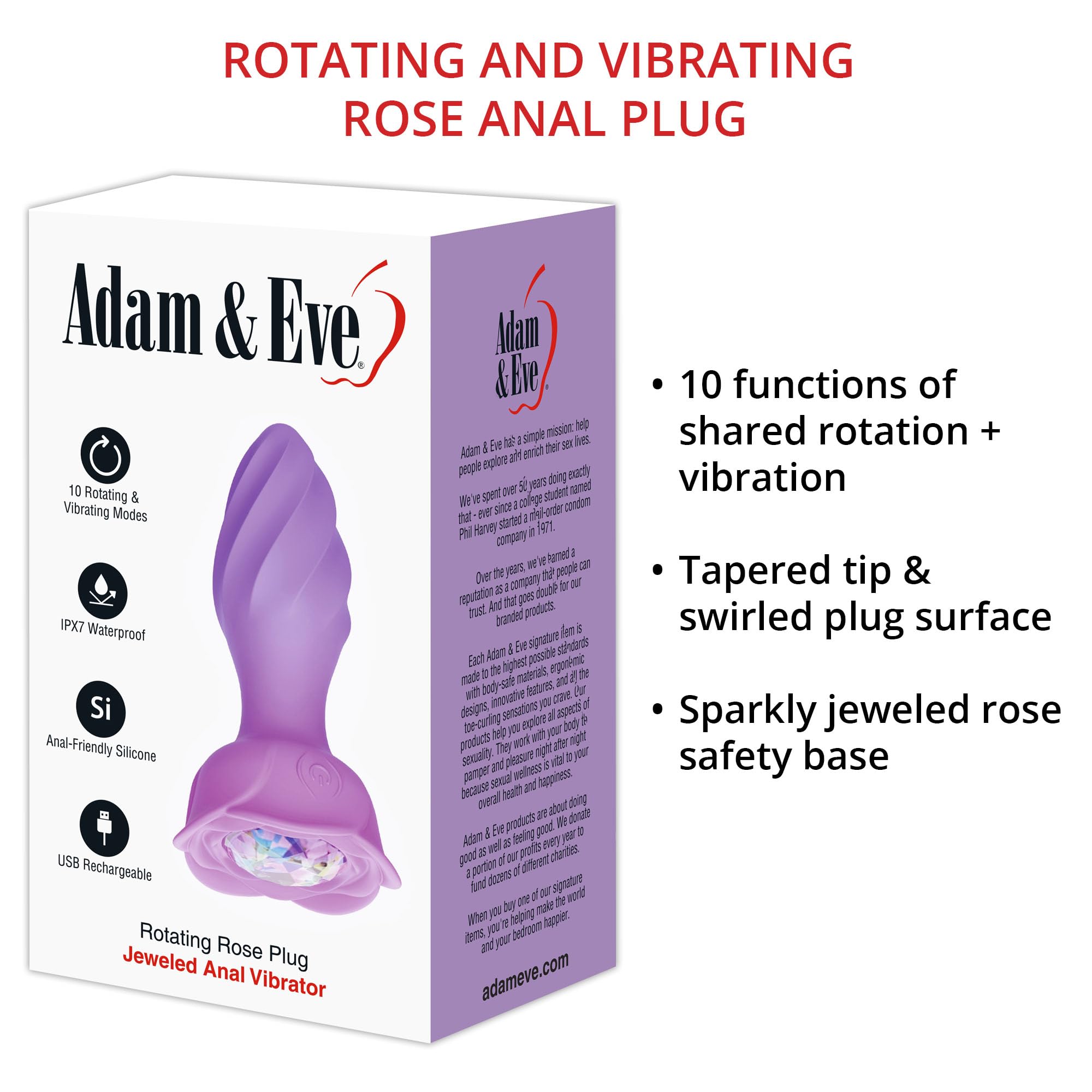 A&E Rotating Rose Plug