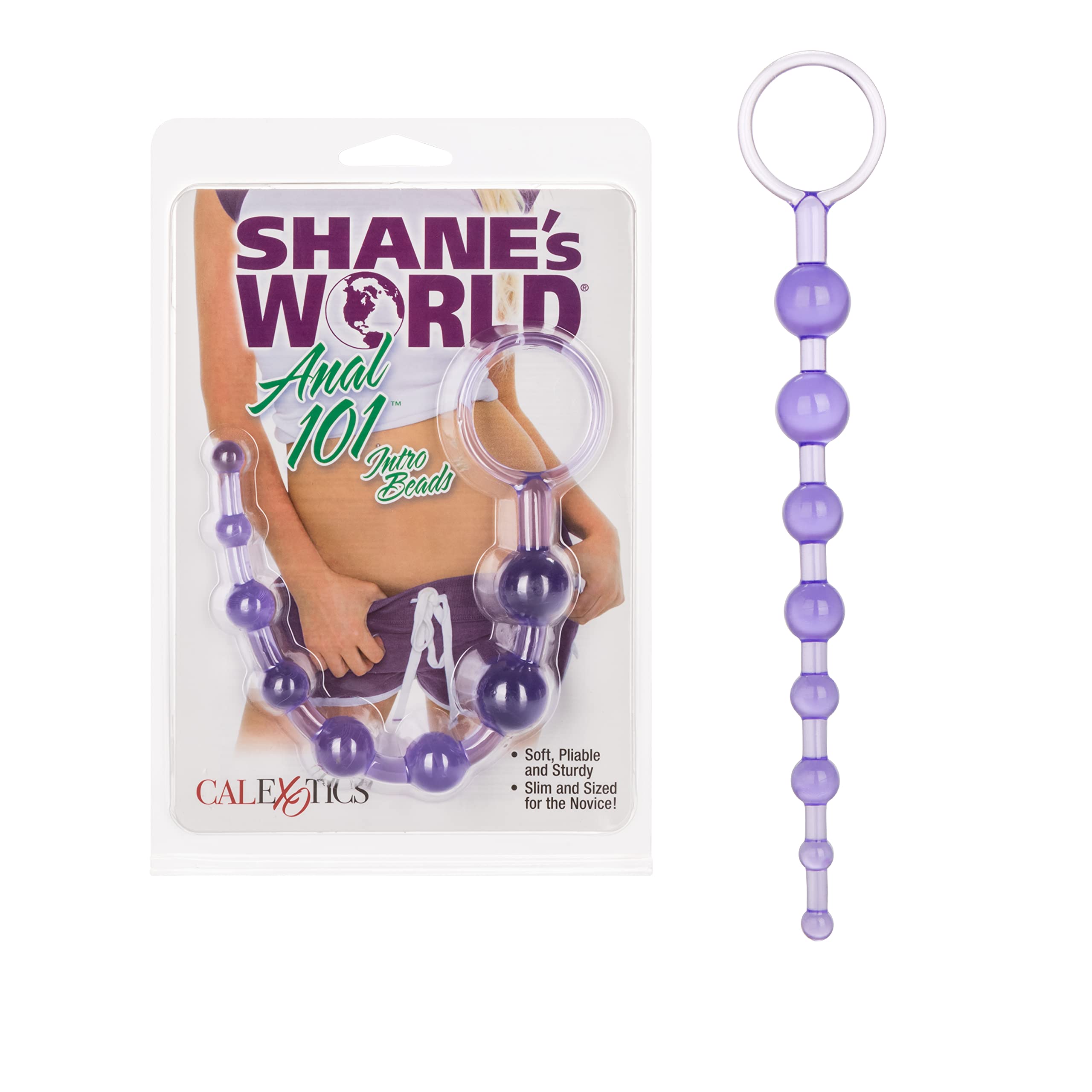 CalExotics Shanes World Anal 101 Intro Beads, Purple