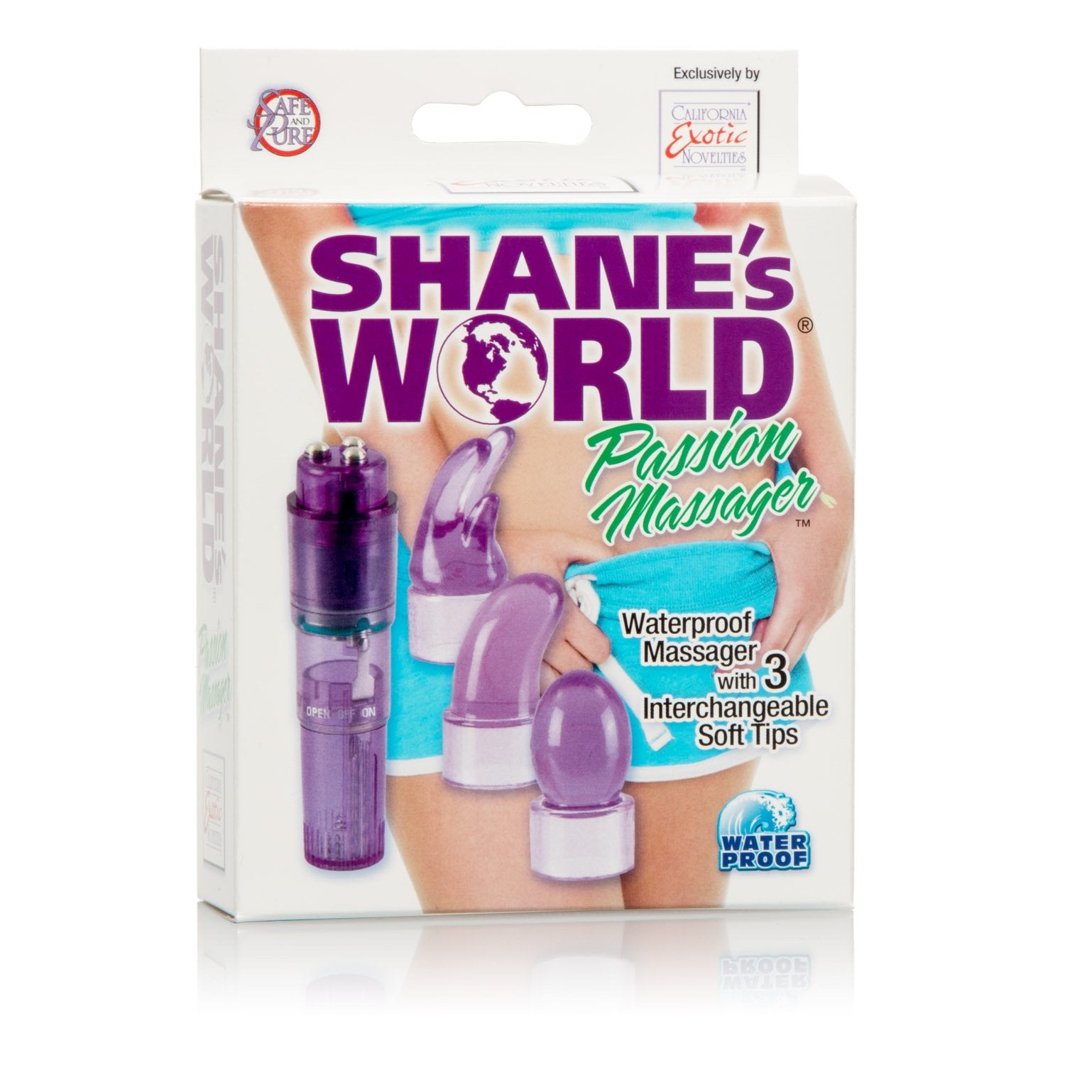 Calexotics Shanes World Passion Massager Kit - Waterproof Bullet Vibrator - Adult Toys For Couples - Pocket Vibrator With Interc
