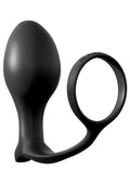 Our Best-Selling Ass-Gasm Cockring is Now Available with an Extra-Satisfying Large Plug! <br><br> Enjoy the most explosive ejaculations ever with the Ass-Gasm Cockring Advanced Plug. Made entirely from our silky-smooth Elite Silicone, this wearable plug d