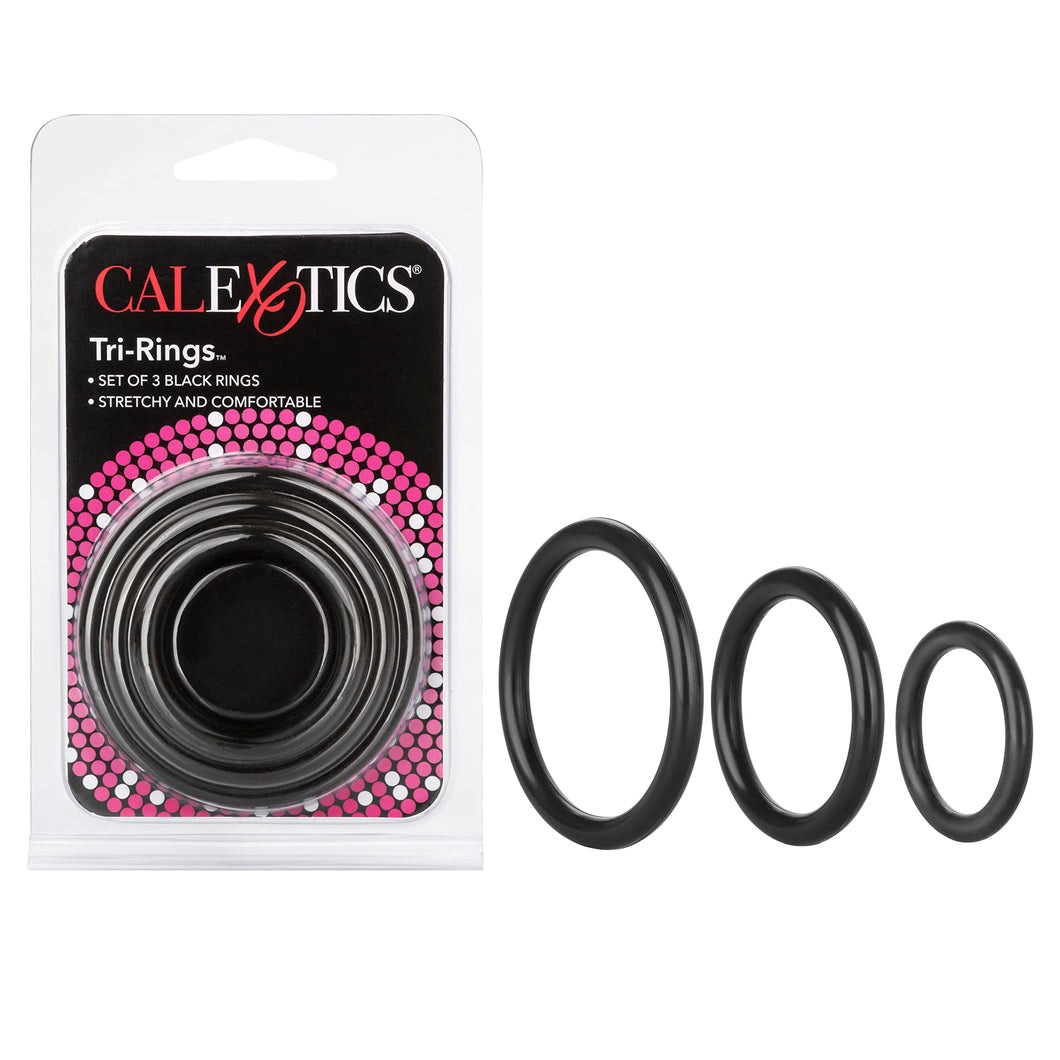 California Exotics Tri-Ring, Black