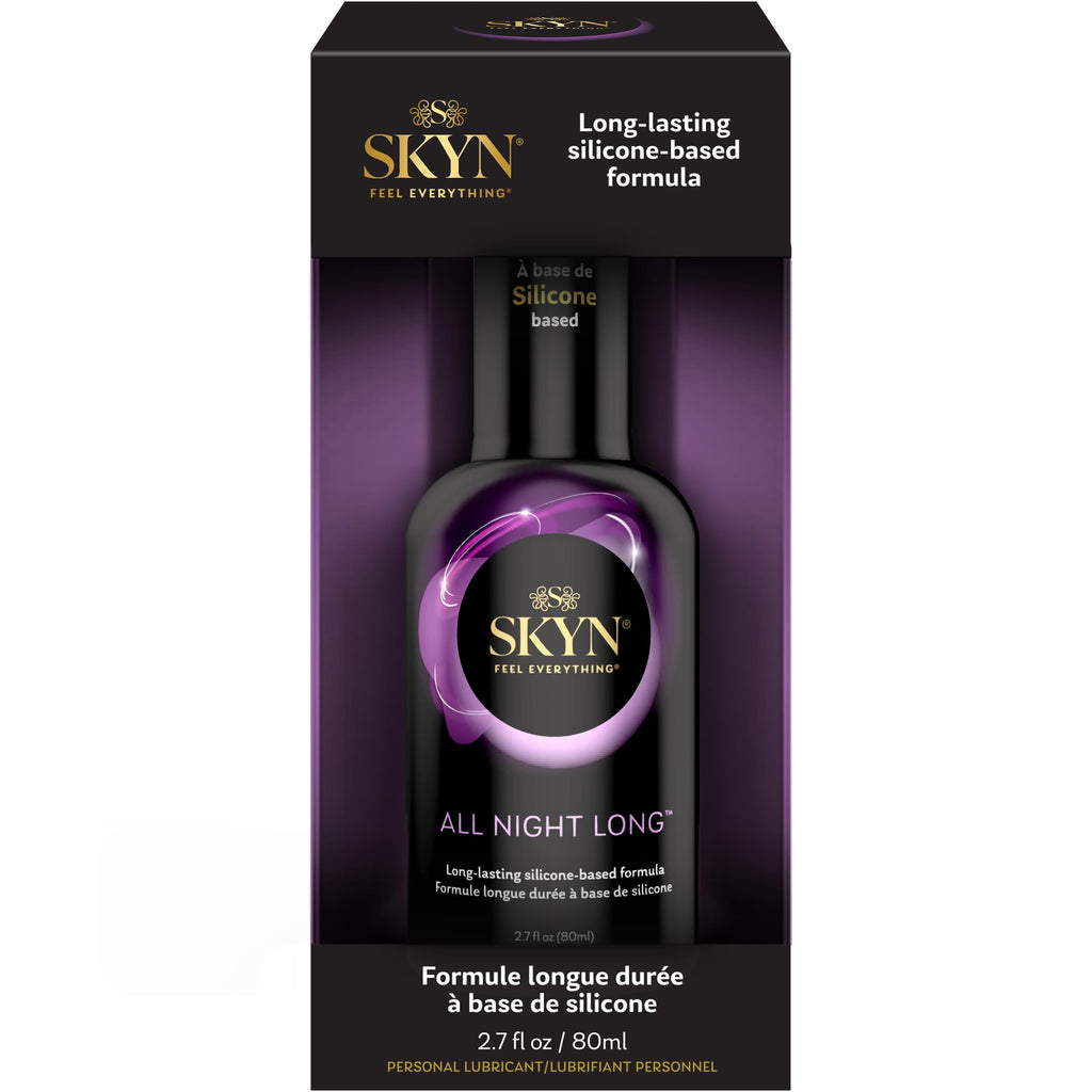 Skyn All Night Long Premium Silicone-Based Lubricant, 2.7 Ounce