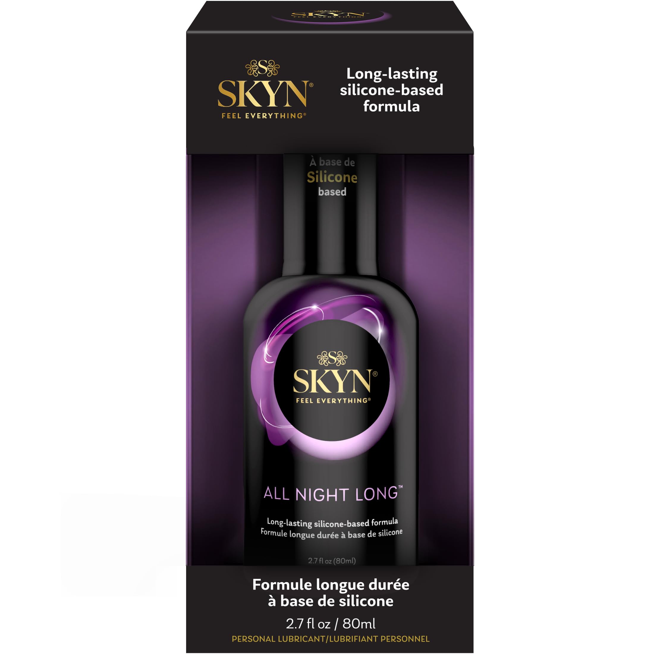 Skyn All Night Long Premium Silicone-Based Lubricant, 2.7 Ounce