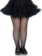 Leg Avenue Girls' Fishnet Tights, Black, Large