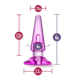 Blush B Yours Basic Anal Plug - Beginner Butt Toy with Tapered Head for Easy Insertion - Compatible with Cutey Vibe - Stayput Ba