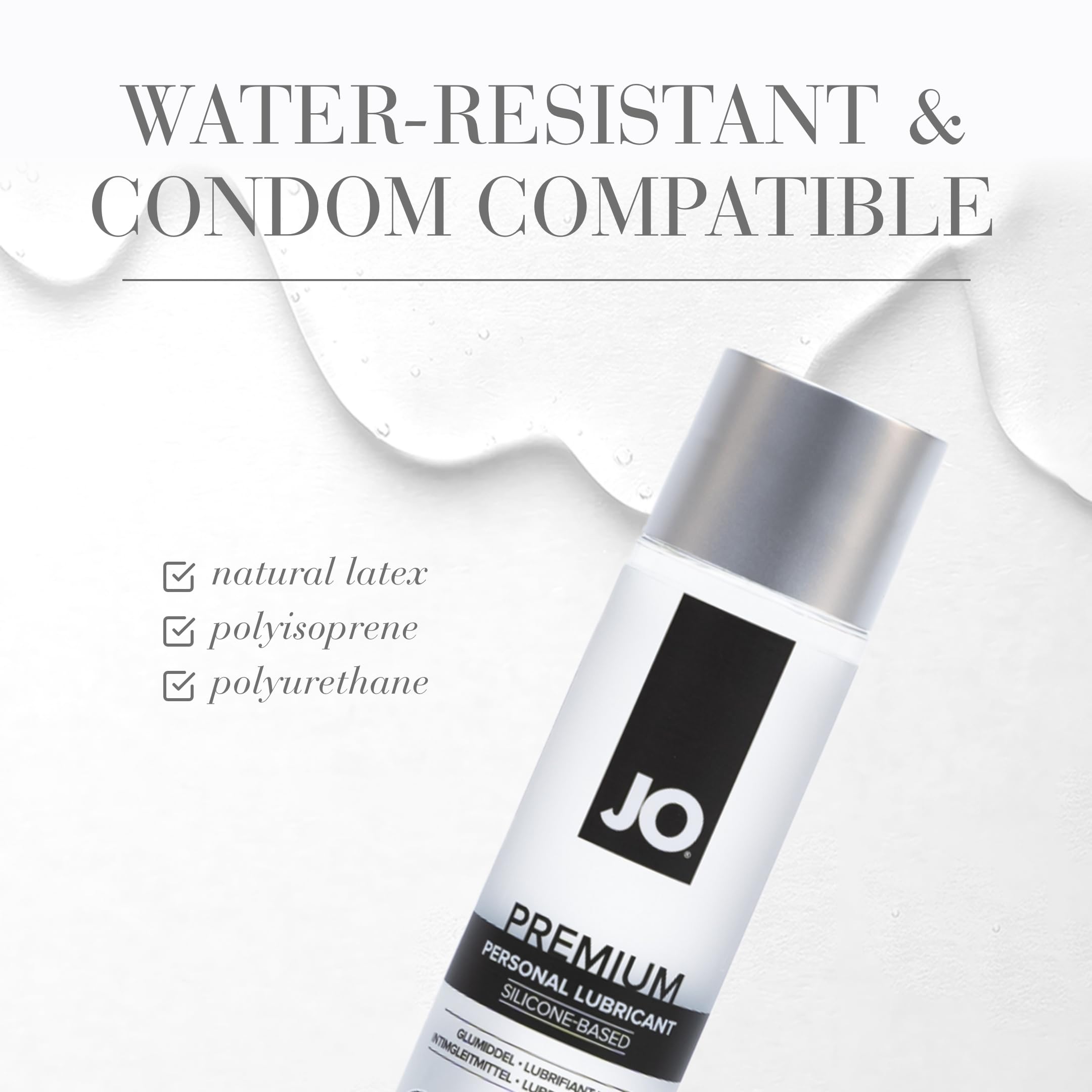 Jo Premium Silicone Lubricant - Original (4 Oz)