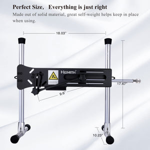 Hismith Premium 3.0 Pro, Sex Machine with Kliclok System, Wire and Intelligent APP Controlled Love Machine with Dildo, Black