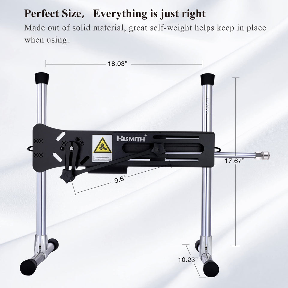 Hismith Premium 3.0 Pro, Sex Machine with Kliclok System, Wire and Intelligent APP Controlled Love Machine with Dildo, Black
