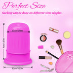 BDSM Nipple Sex Toys, Women Sex Toy Beginner Nipple Sucker Set, Silicone Pair of Nipple Stimulation Adult Toys for Women, Mini N
