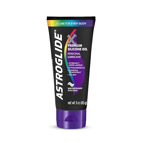 Astroglide Silicone Lube 3Oz  X Premium Gel Personal Lubricant For Vaginal And Anal Sex  No Drip Stayput  Longlasting Pleasu