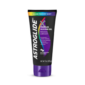 Astroglide Silicone Lube 3Oz  X Premium Gel Personal Lubricant For Vaginal And Anal Sex  No Drip Stayput  Longlasting Pleasu