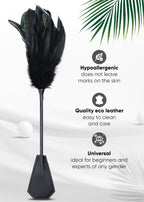 VFOX Feather SM Tickler Blindfold Eye Mask Sex Fluffy Handcuffs Adjustable BDSM Blindfold Mask Tickler for couples SM Fetish BDS