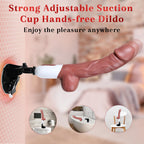 Atlever Dildo Sex Toys, Sex Machine Thrusting Dildos for Women & Men, Realistic Vibrator with 7 Vibrating & Thrusting Modes for