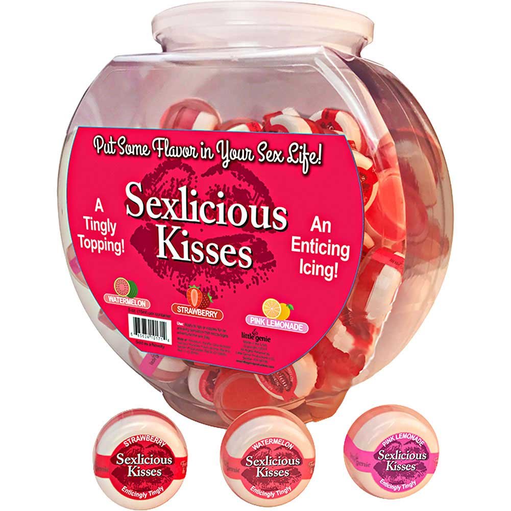 Sexlicious Kisses Fishbowl 96 Pcs