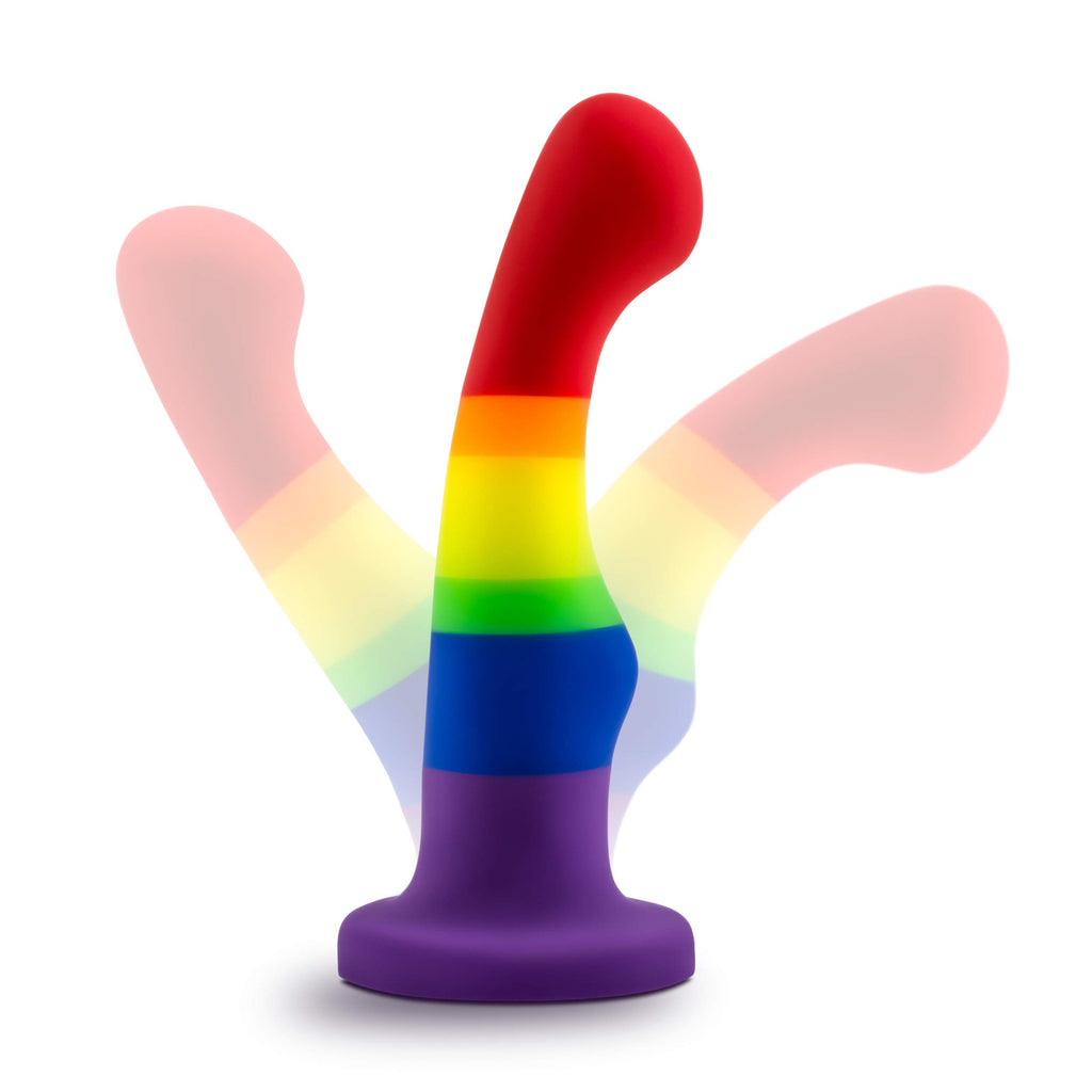 Blush Novelties Avant P1 - Purio Platinum Silicone G Spot Dildo Sex Toy - Ultrasilk Smooth - 6 Inch Long - Sturdy Strap On Compa