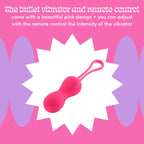 Sweet Vibrations Ball Vibrator with Remote Control - Wireless Vibrating Egg - G-Spot Stimulator, Body-Safe Materials - for Adult