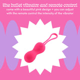 Sweet Vibrations Ball Vibrator with Remote Control - Wireless Vibrating Egg - G-Spot Stimulator, Body-Safe Materials - for Adult