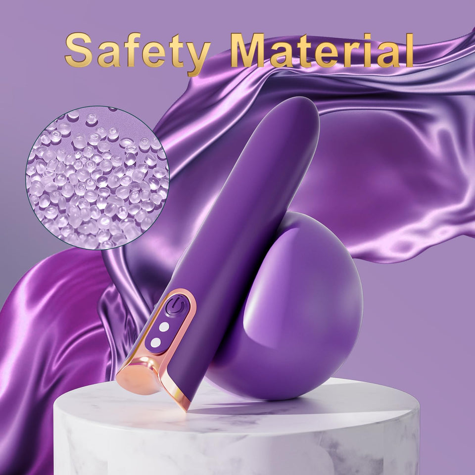 Adult Sex Toys Bullet Vibrator - Clitoral G spot Sex Stimulation with 10 Vibrating Modes, Rechargeable Mini Finger Vibrator Fema