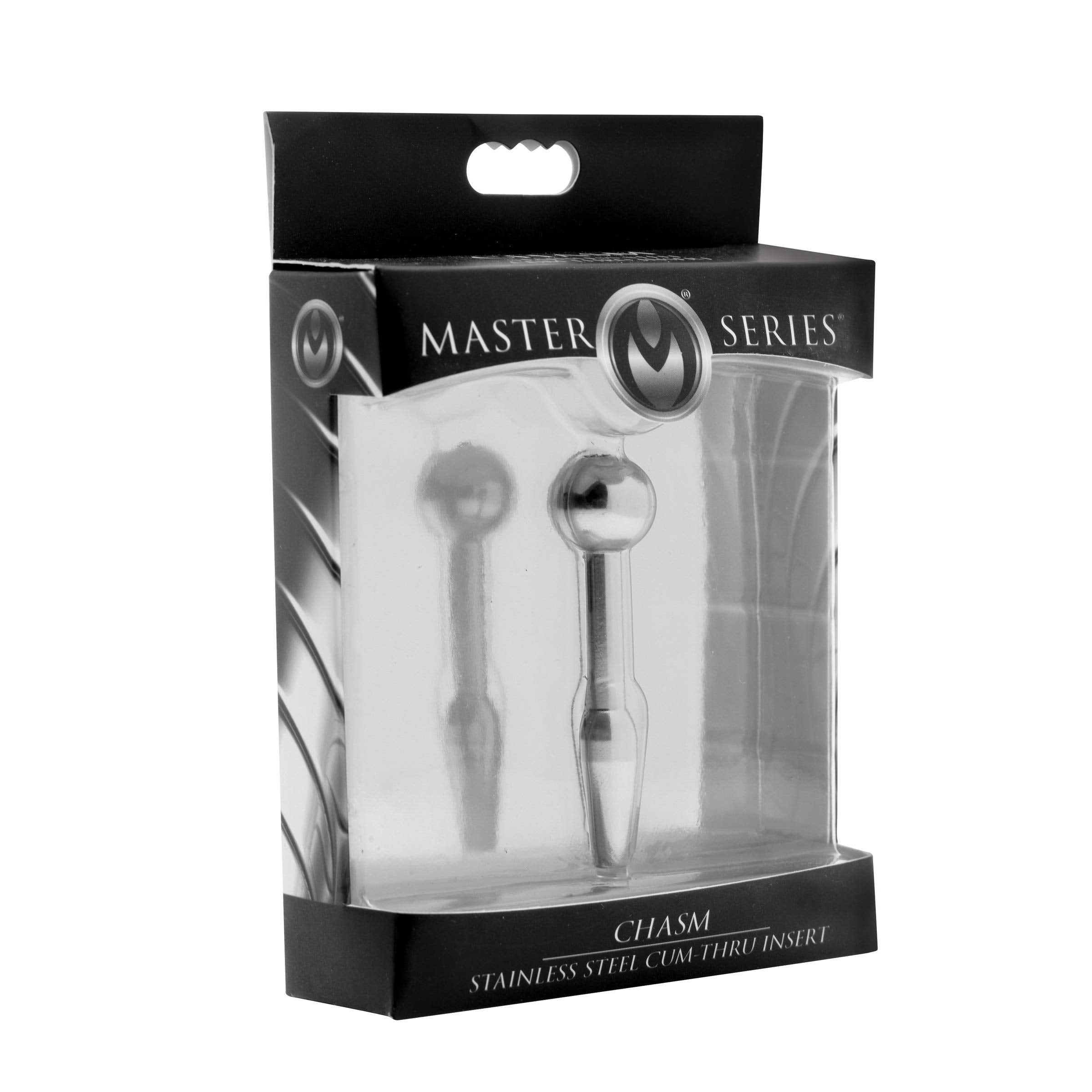 Master Series Chasm Stainless Steel Cum-Thru Urethral Insert