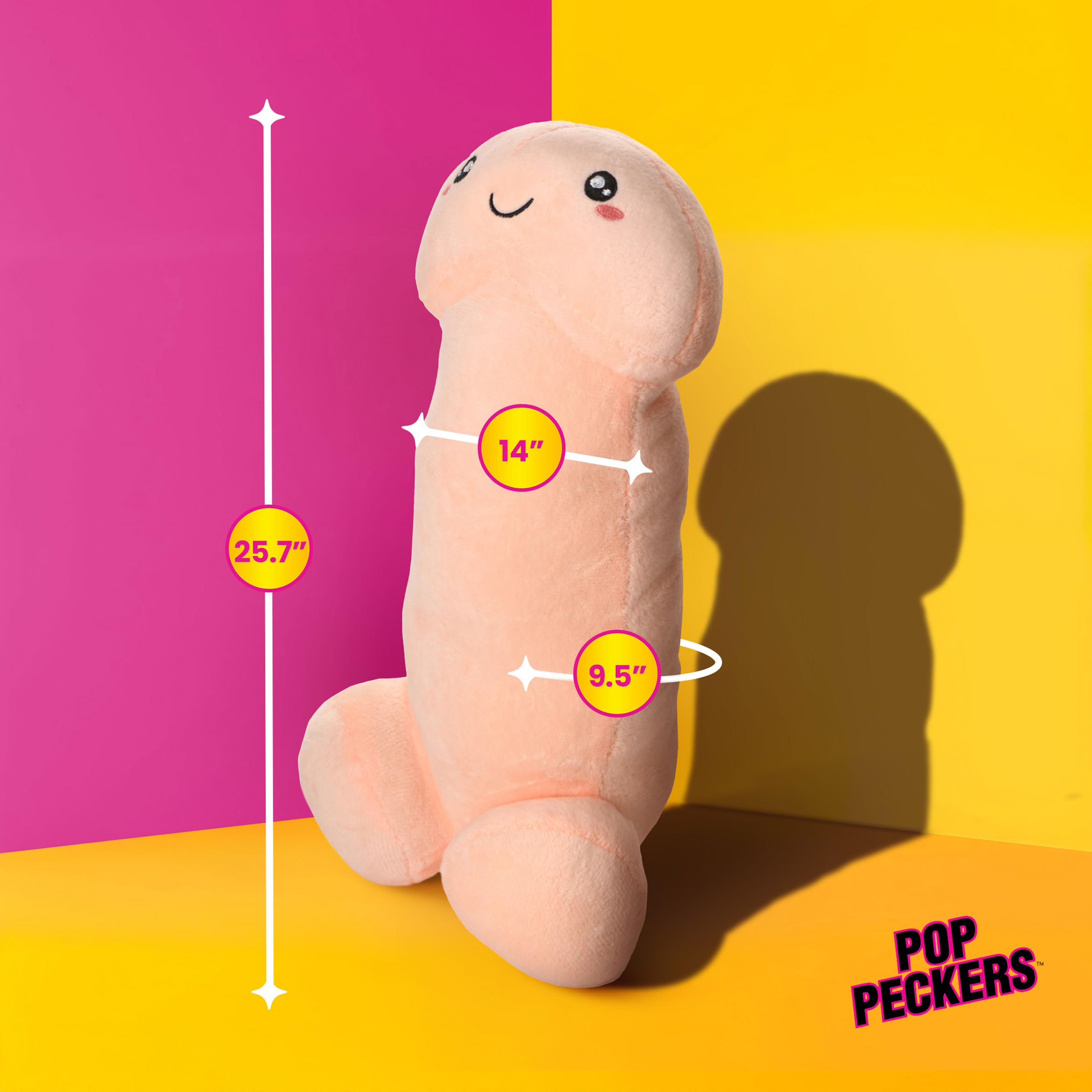 Pop Peckers Happy Peckers Pillow L