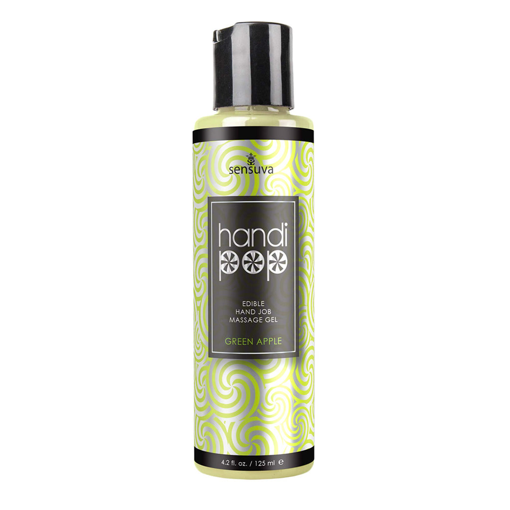 Handipop Hand Job Massage Gel | Green Apple | 4.2 Fl.Oz.